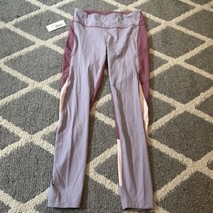 Outdoor Voices Leggings Zoom 7/8 Women's Medium Earl Gray Pinot Cosmo NEW‎